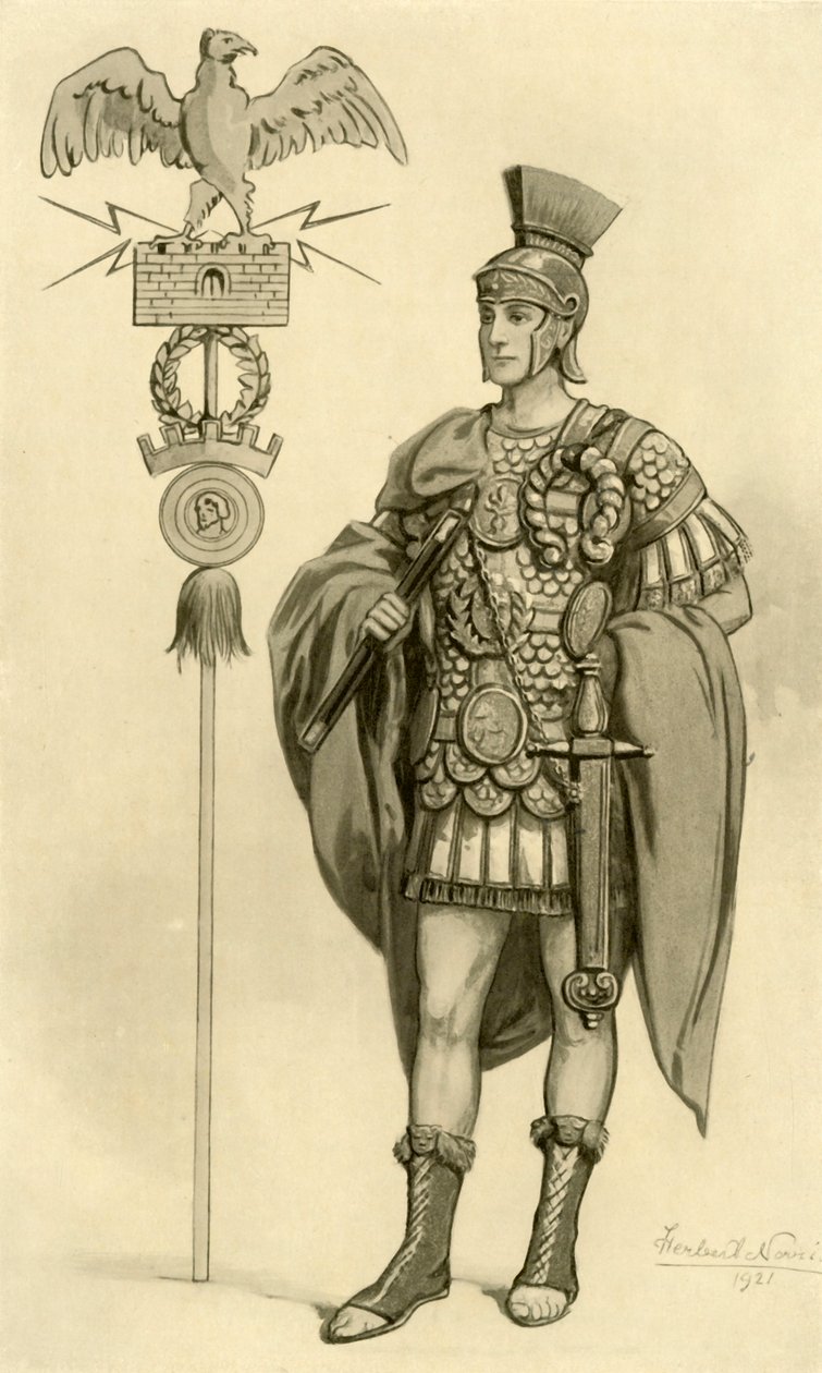Um general romano, 1924. de Herbert Norris