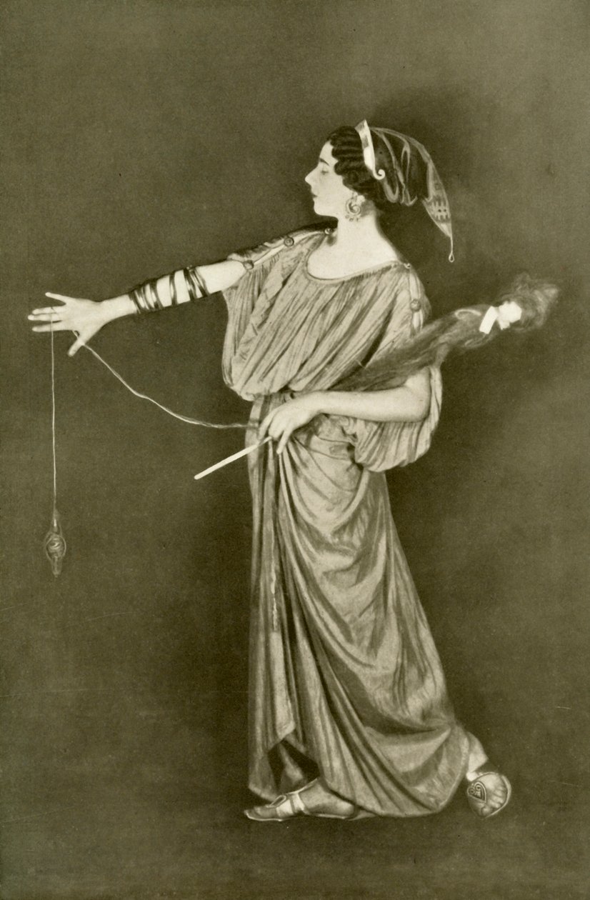 Uma Mulher do Povo, Século V, BC, 1924. de Herbert Norris