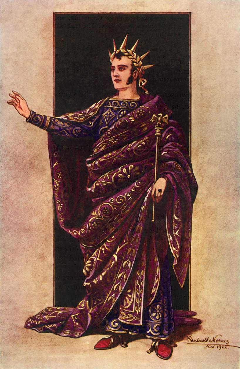 Um imperador do século III, 1924. de Herbert Norris