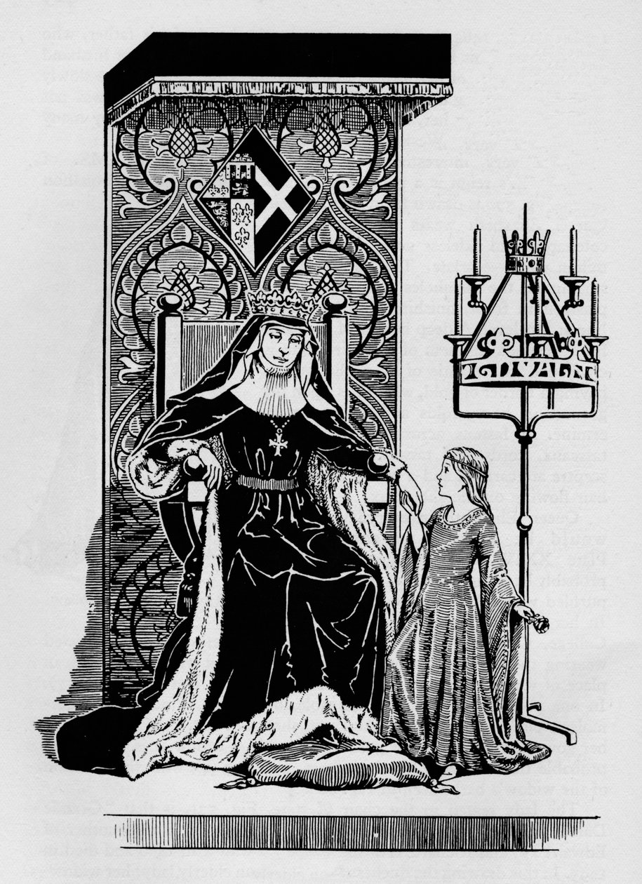 Duquesa de York e Princesa Margaret de Clarence, c1926 de Herbert Norris