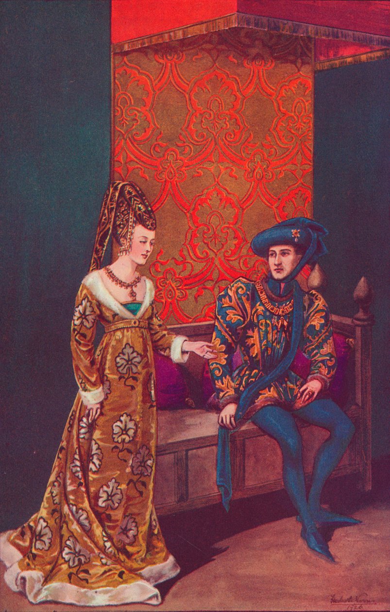Philippe Le Bon, duque de Borgonha e Isabelle de Portugal, 1440-1445, 1926 de Herbert Norris