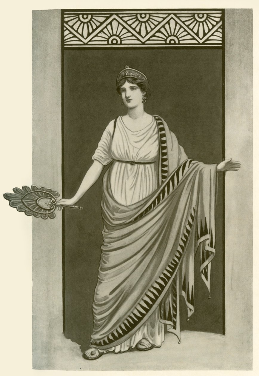 O Himation. Uma roupa usada na Grécia e Roma entre 550 aC e 300 dC, 1924. de Herbert Norris
