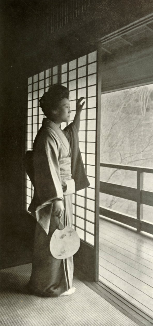 Um Estudo do Shoji, 1910. de Herbert Ponting