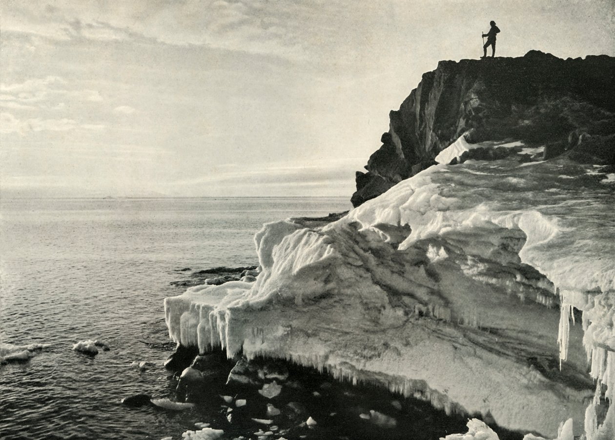 Cape Royds, olhando para o norte, c19101913, 1913 de Herbert Ponting