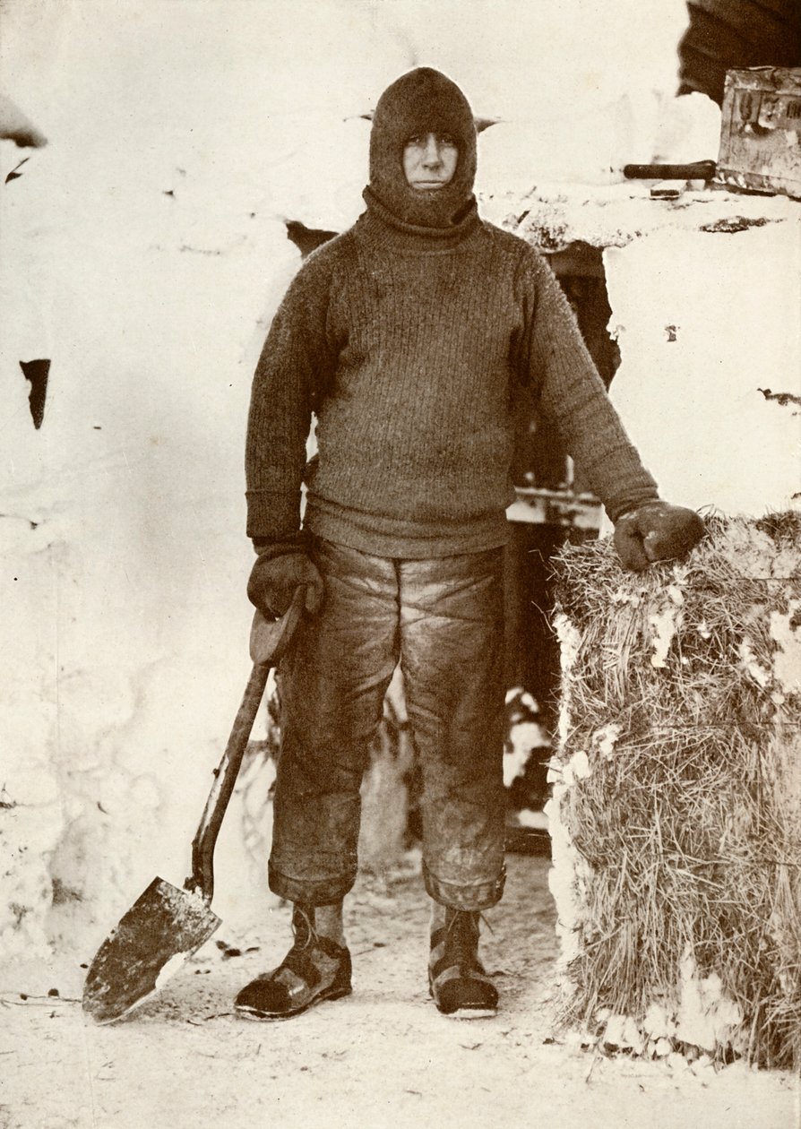Capitão LEG Oates pela porta estável, 30 de agosto de 1911, 1913 de Herbert Ponting