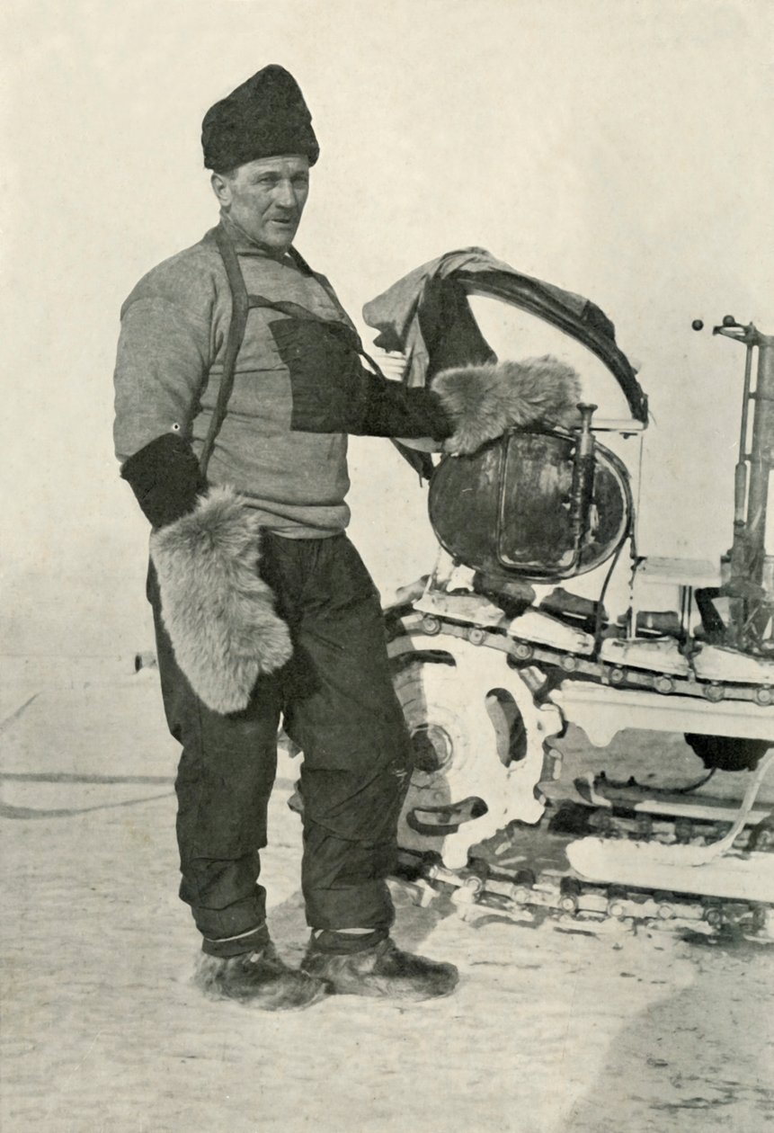 Chefe Stoker Lashly Quem recebeu a Medalha Albert, 1911, 1913 de Herbert Ponting