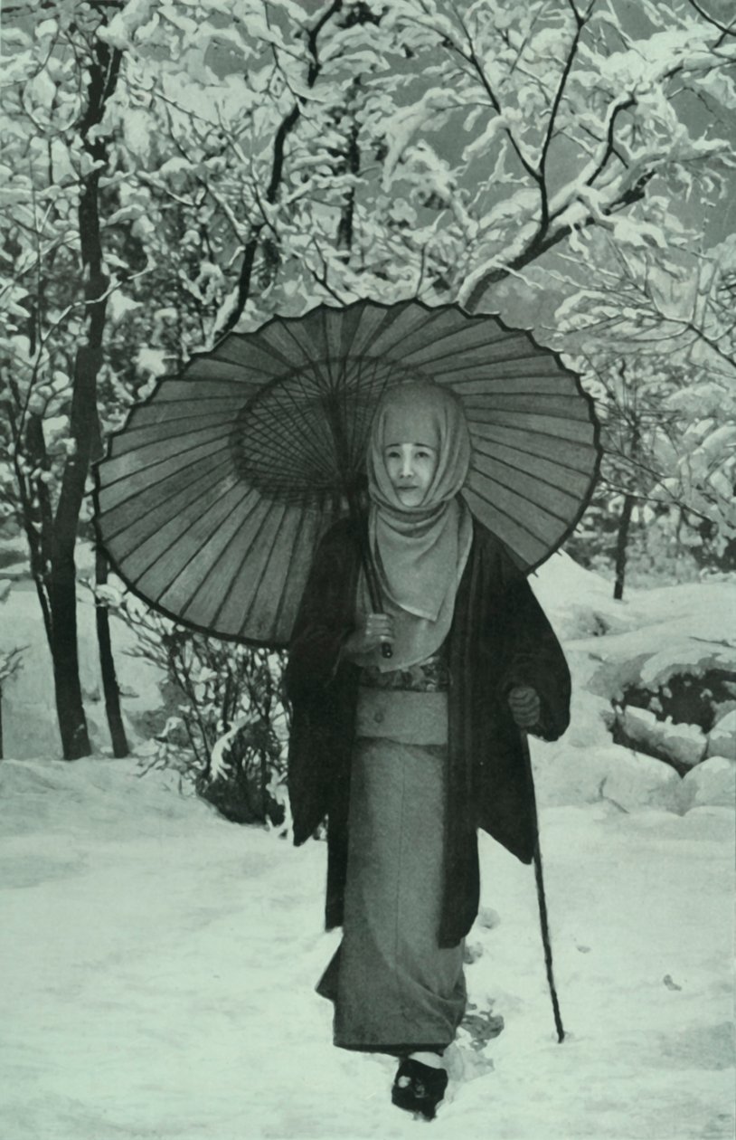 Dezembro no Japão, 1910. de Herbert Ponting