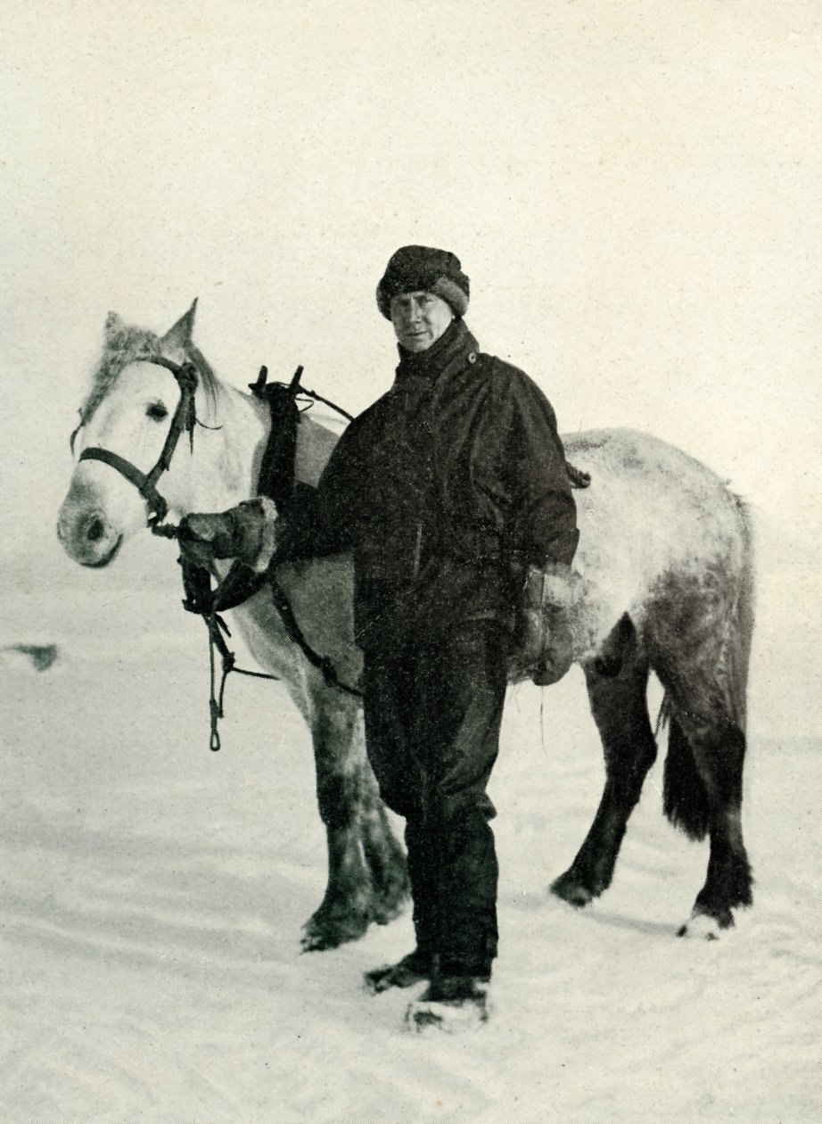 Dr. Wilson e Pony Nobby, c1911, 1913 de Herbert Ponting