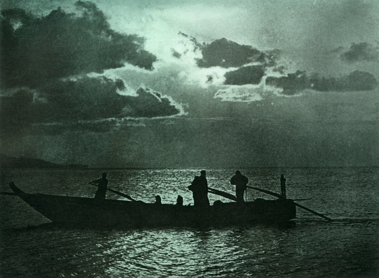 Luar em Shizu-Ura, 1910. de Herbert Ponting
