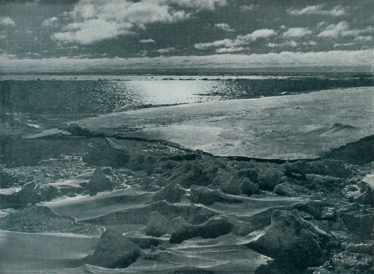 Luar no pacote, c19101913, 1913 de Herbert Ponting