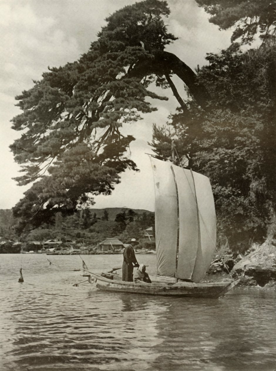 Na baía de Matsushima, 1910. de Herbert Ponting