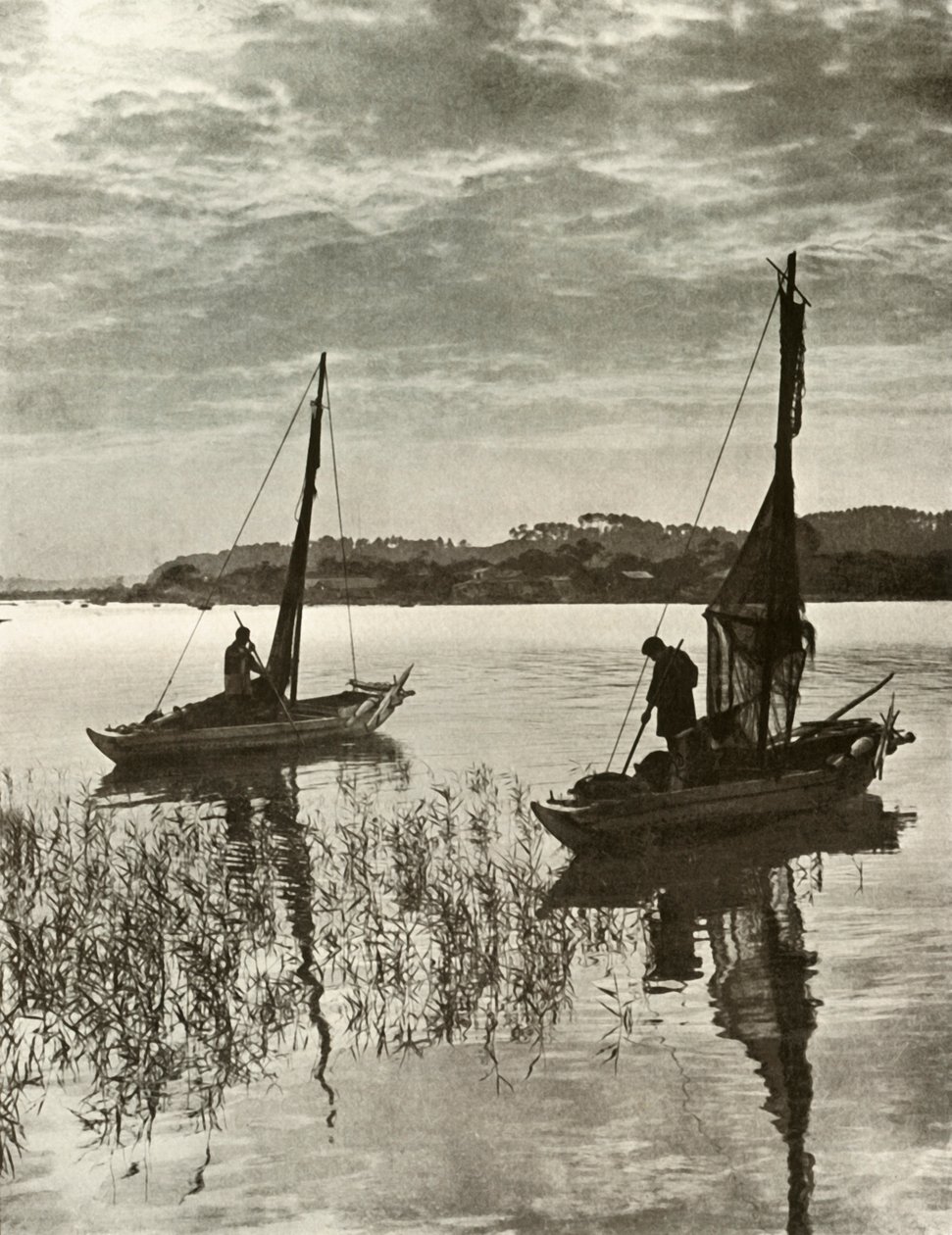 Na Baía de Tóquio, 1910. de Herbert Ponting