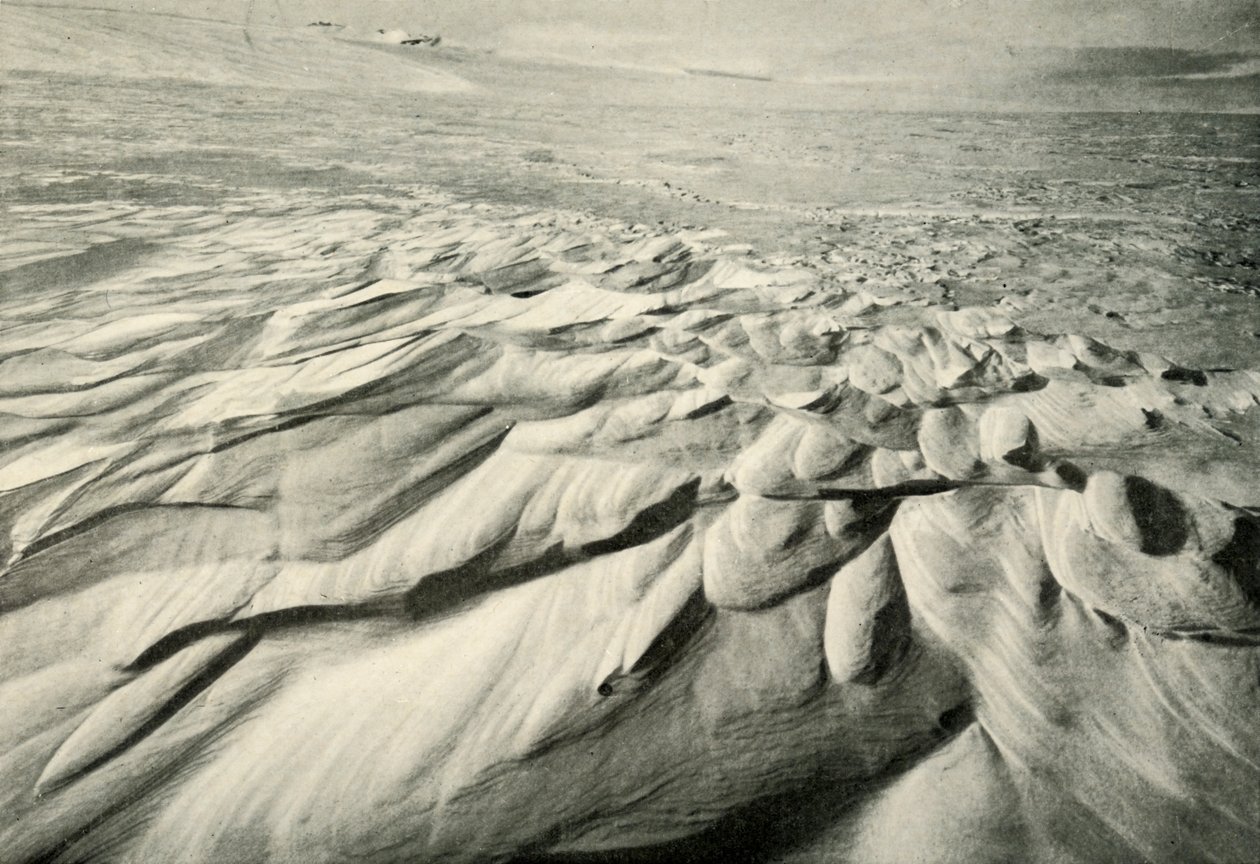 Sastrugi, 21 de fevereiro de 1911, 1913 de Herbert Ponting