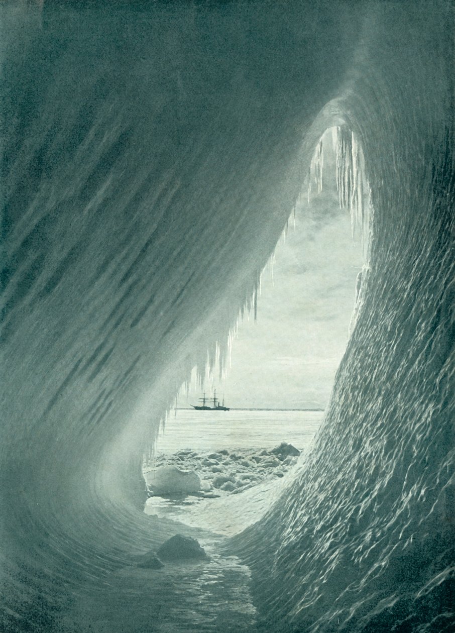 O arco Berg de dentro, c19101913, 1913 de Herbert Ponting