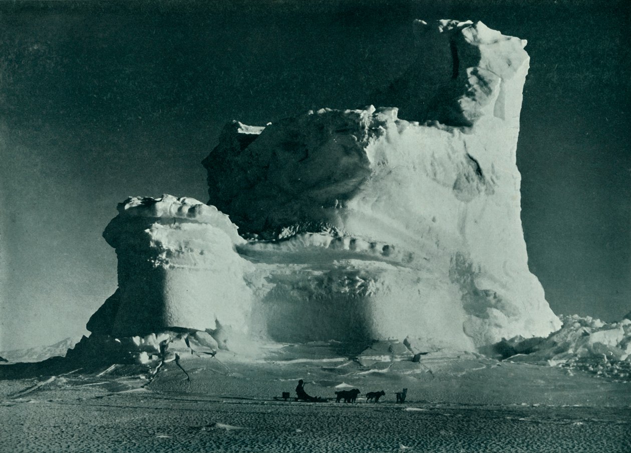 O castelo Berg, c19101913, 1913 de Herbert Ponting