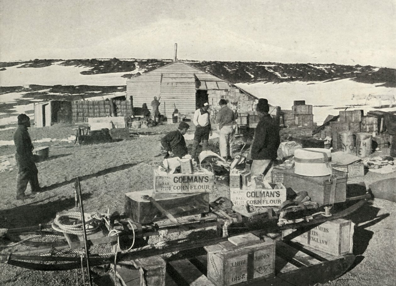 A condição dos assuntos uma semana após o desembarque, 1911, 1913 de Herbert Ponting