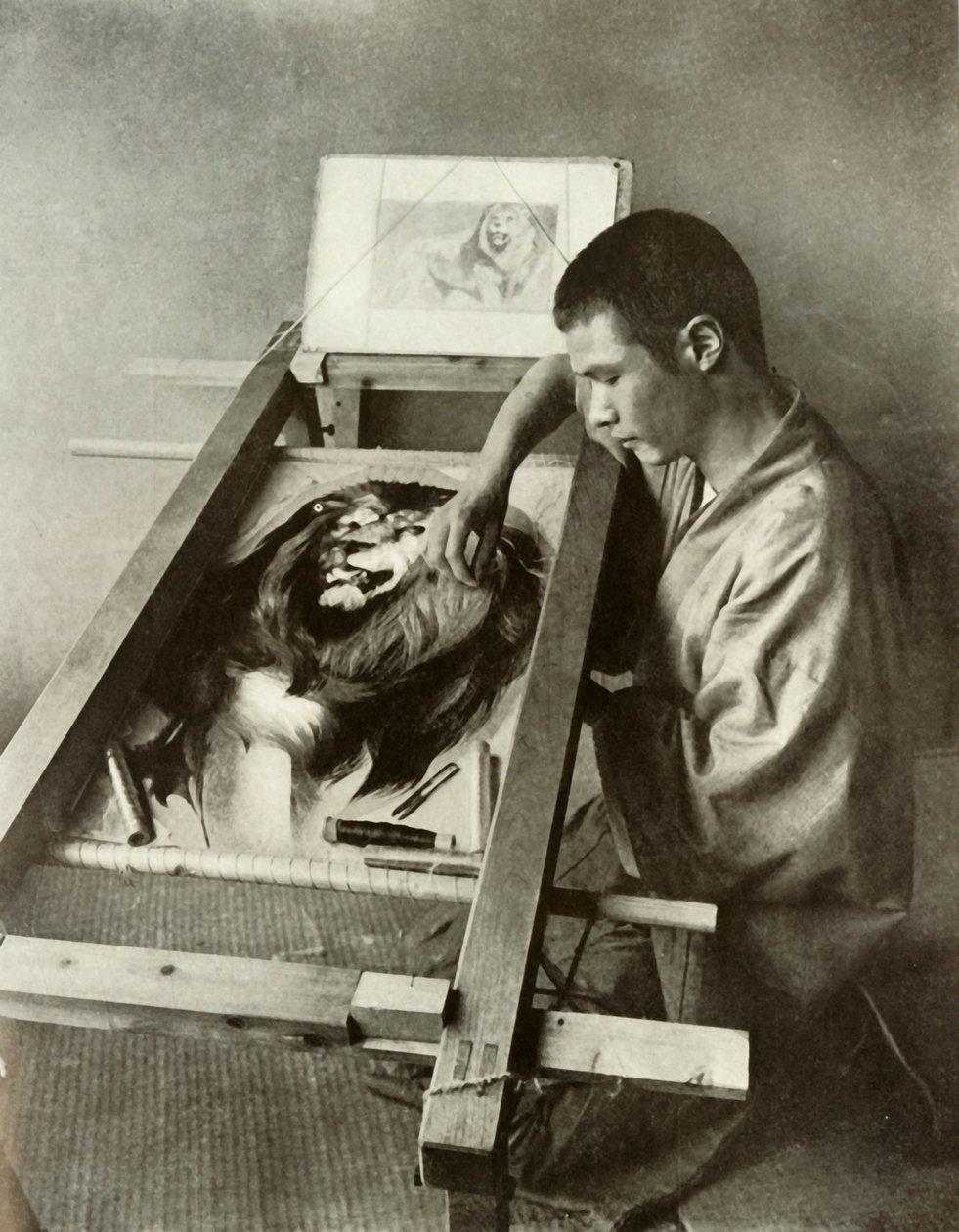 O Bordador, 1910. de Herbert Ponting