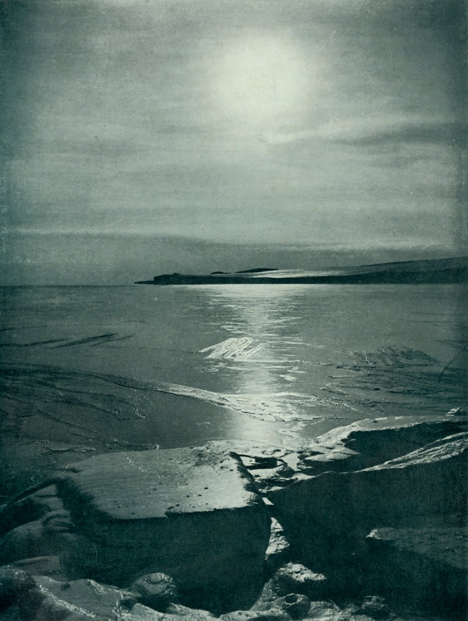 O congelamento do mar, c19101913, 1913. de Herbert Ponting
