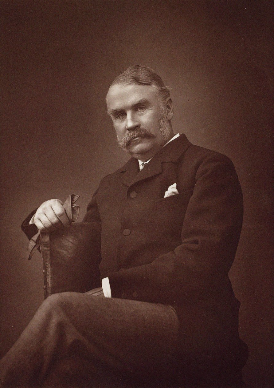 Retrato de Sir William Schwenck Gilbert 1836-1911. de Herbert Rose Barraud