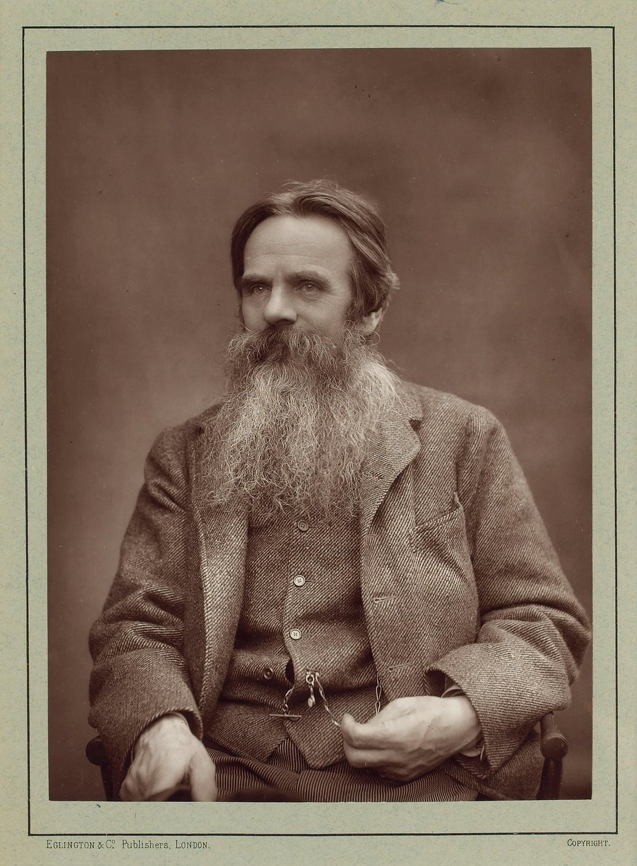 Retrato do pintor William Holman Hunt 1827-1910, ca. 1885. de Herbert Rose Barraud