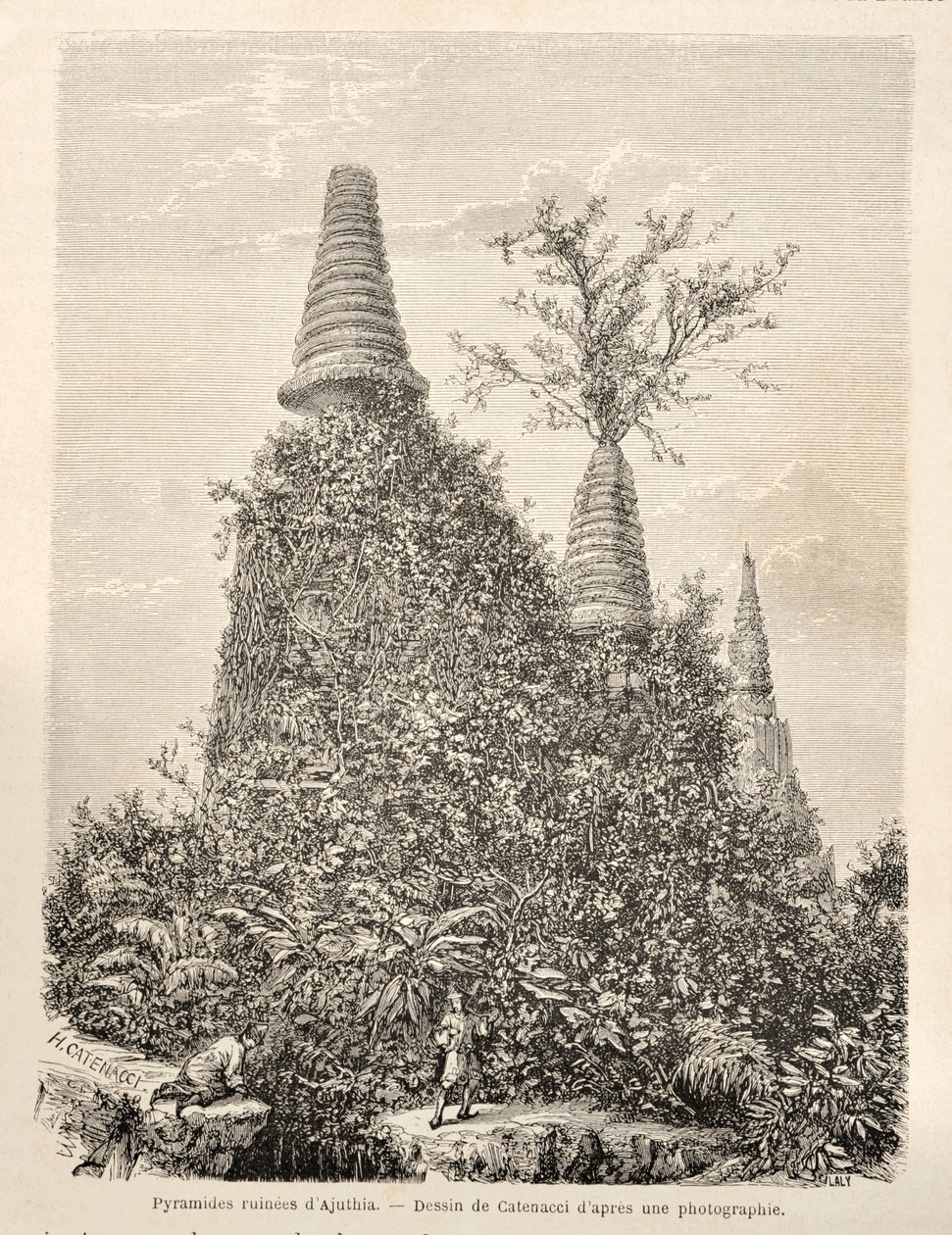 Ruínas de Wat Sisampet de Hercule Catenacci