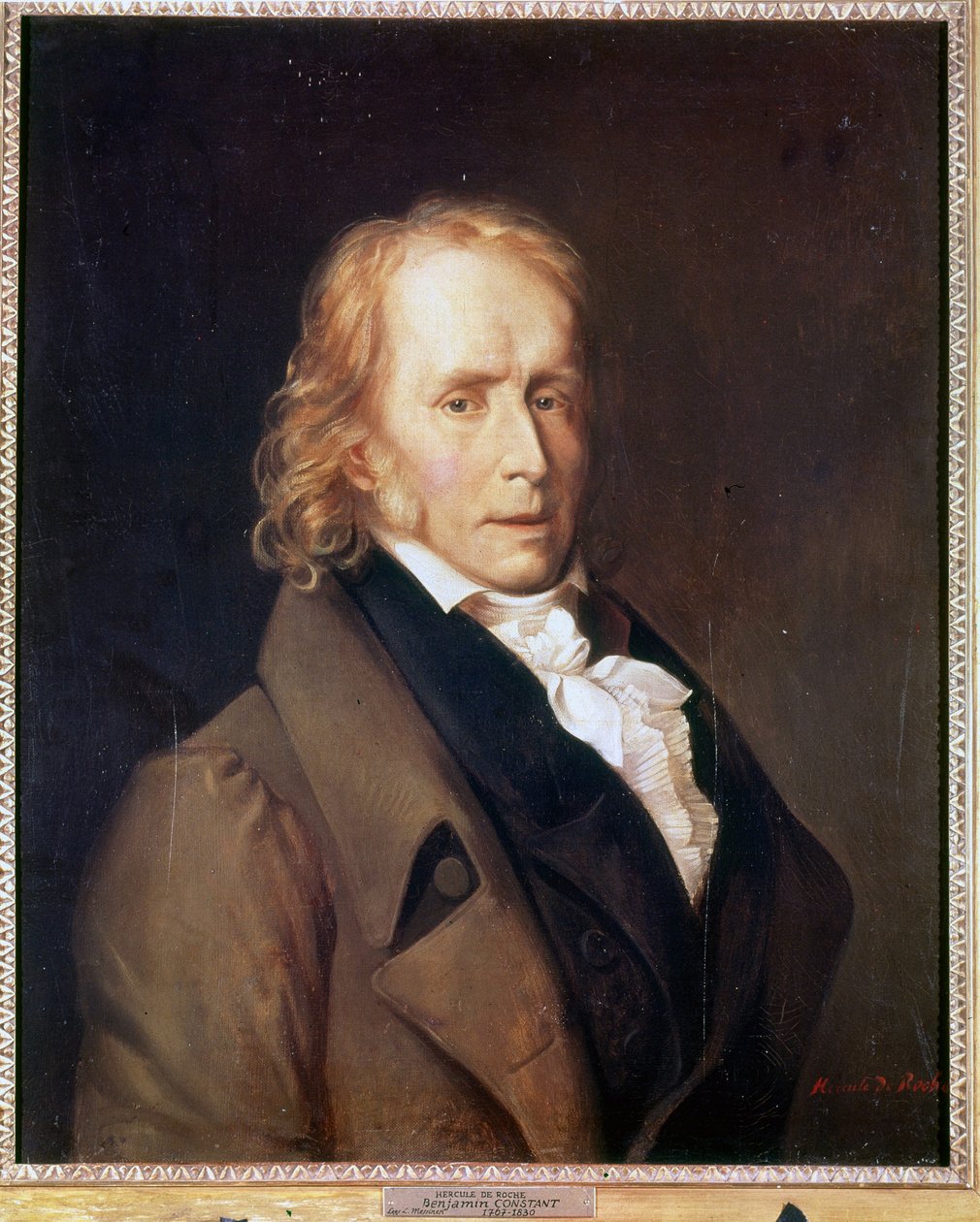 Retrato de Benjamin Constant (1767 - 1830) por Hercules de Roche. de Hercule de Roches