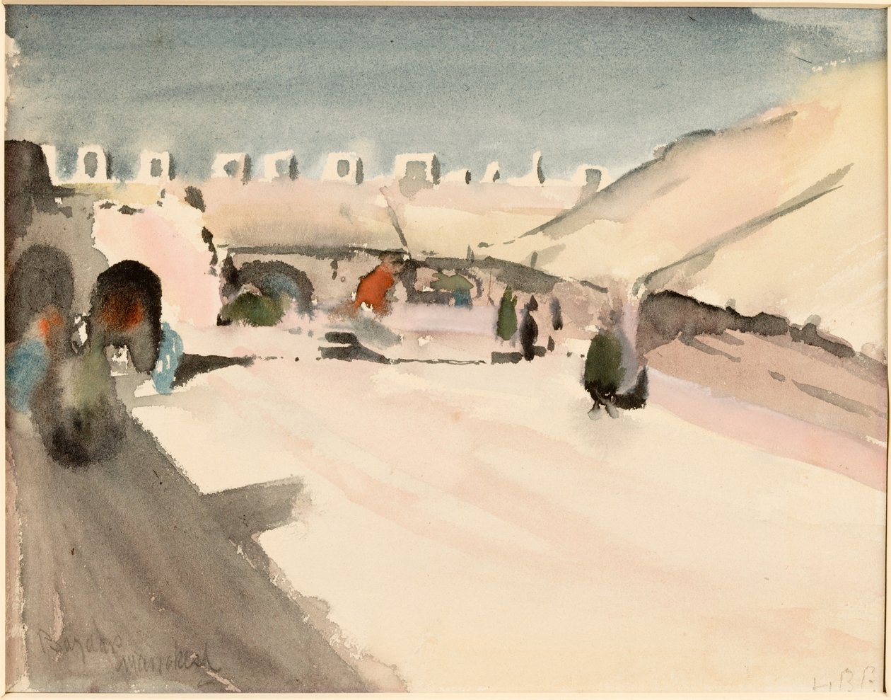 Tânger (pastel e papel higiênico) de Hercules Brabazon Brabazon