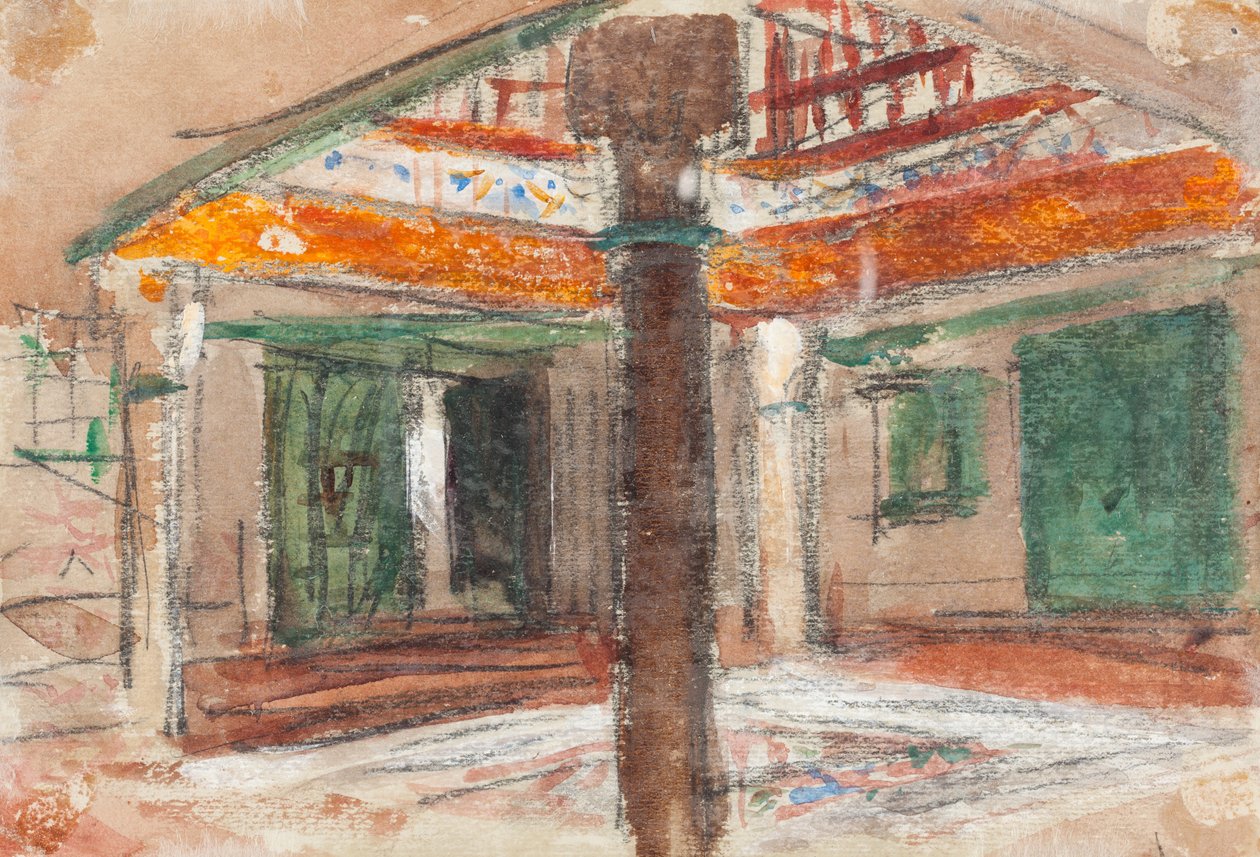 Interior de um palácio exótico de Hercules Brabazon Brabazon