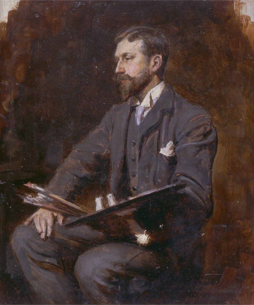 Auto-retrato de Herman Gustave Herkomer