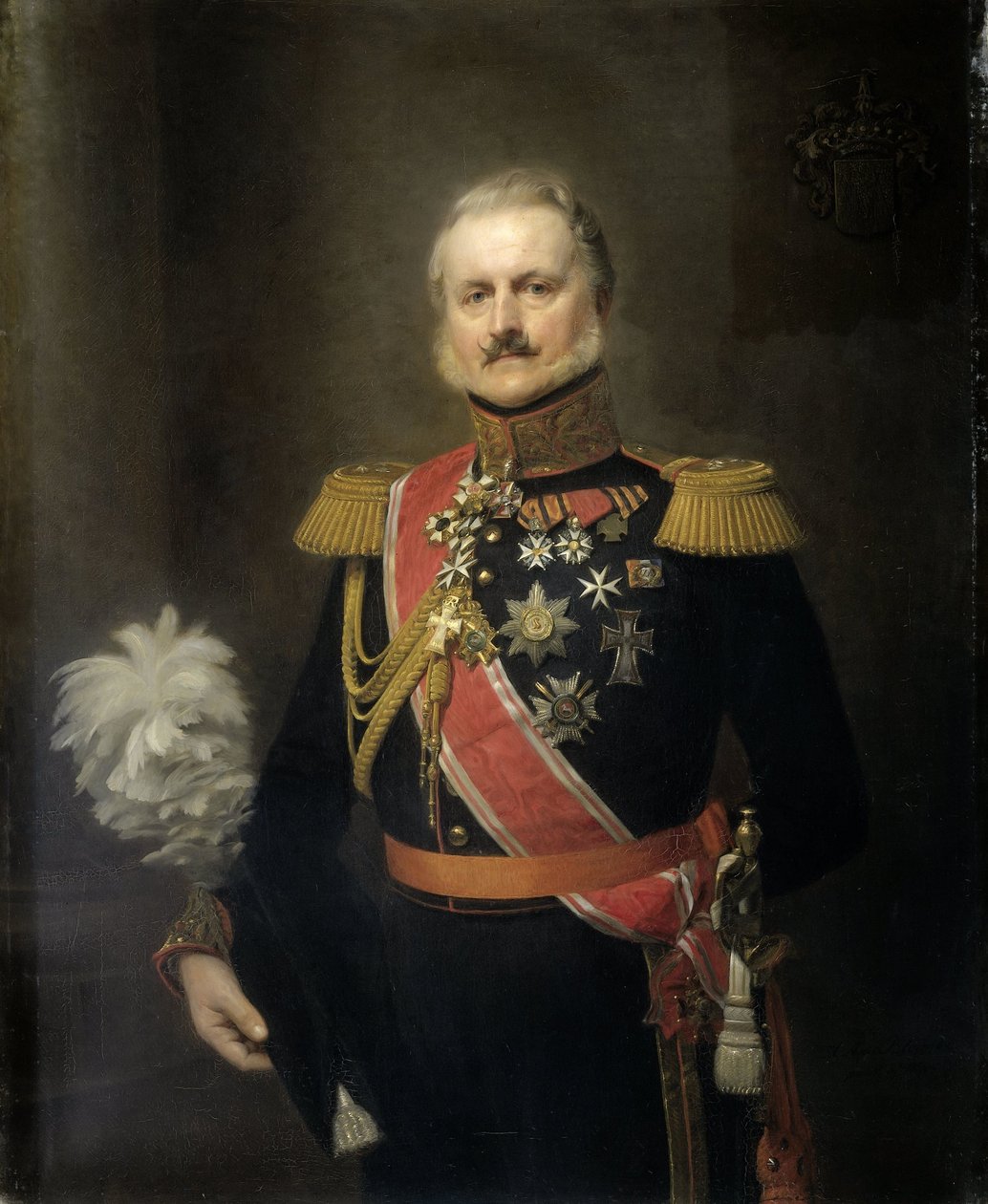 Antonie Frederick Jan Floris Jacob Baron van Omphal (1788-1863), Tenente-General de Herman Antonie de Bloeme