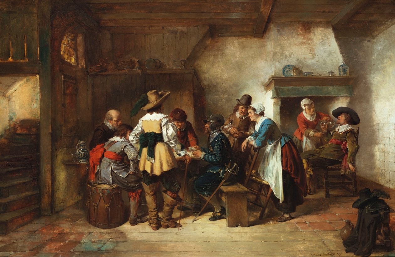 O jogo de cartas de Herman Frederick Carel Ten Kate