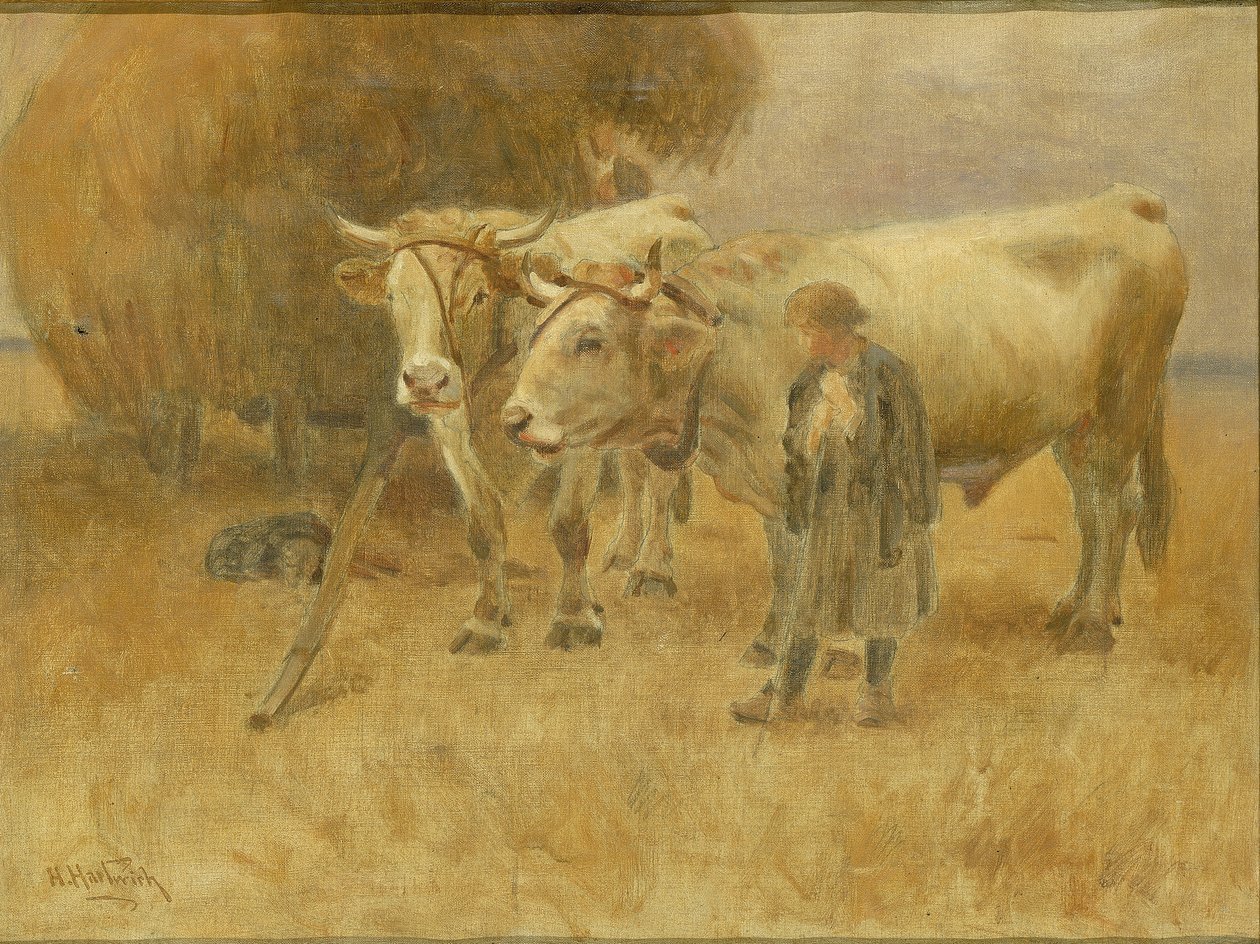 Esboço para Os Colhedores de Herman Hartwich