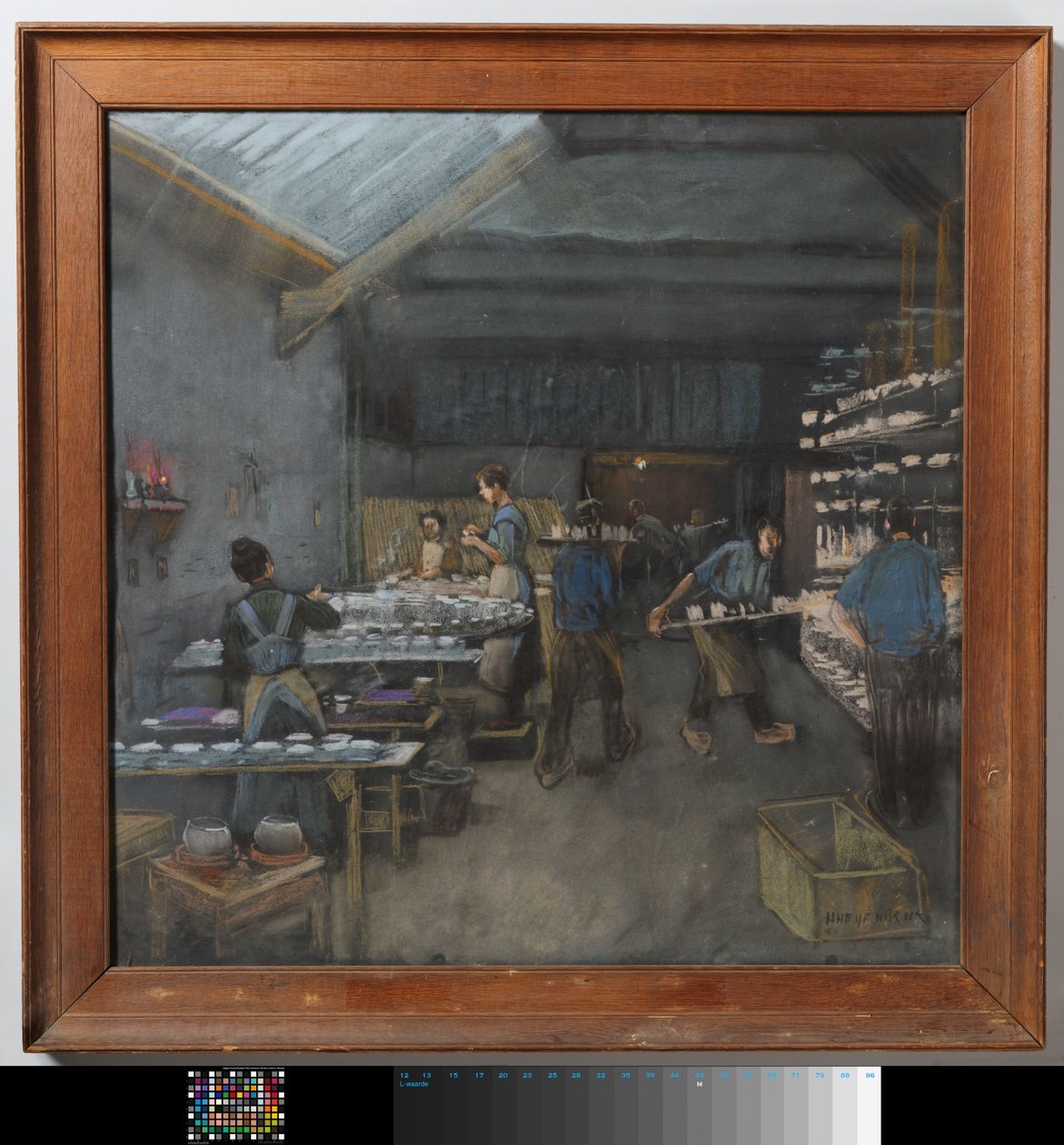 A antiga fábrica de cerâmica 
