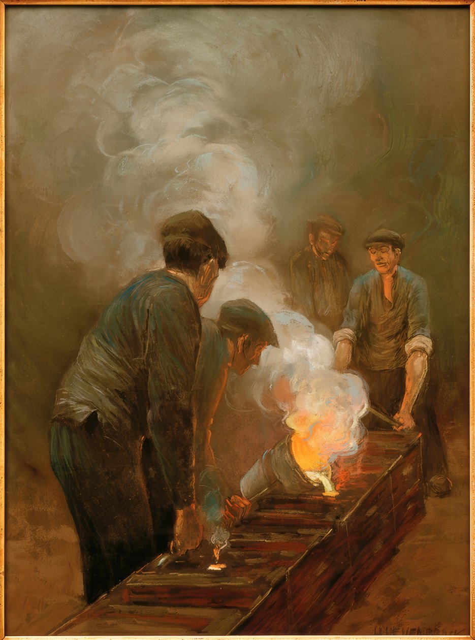 fundição de cobre de Herman Heijenbrock