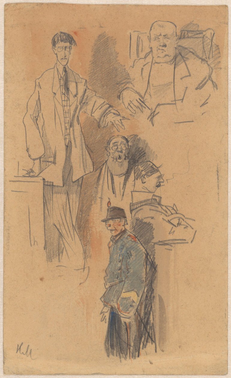 Retrato de Jan Hamdorf e W. van der Pluym de Herman Moerkerk