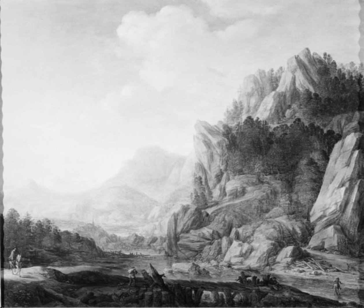 Paisagem fluvial de Herman Saftleven