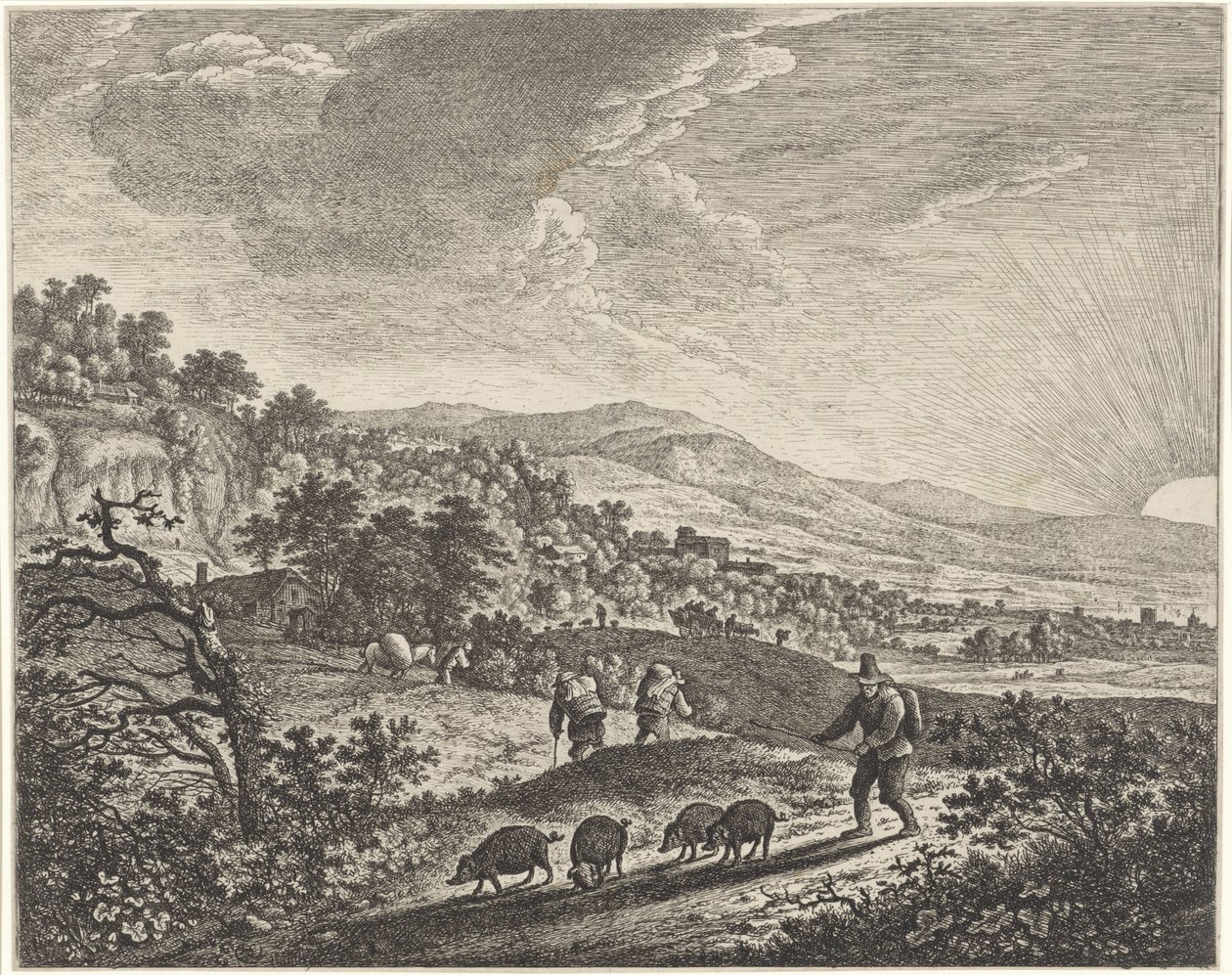 pastor de porcos de Herman Saftleven