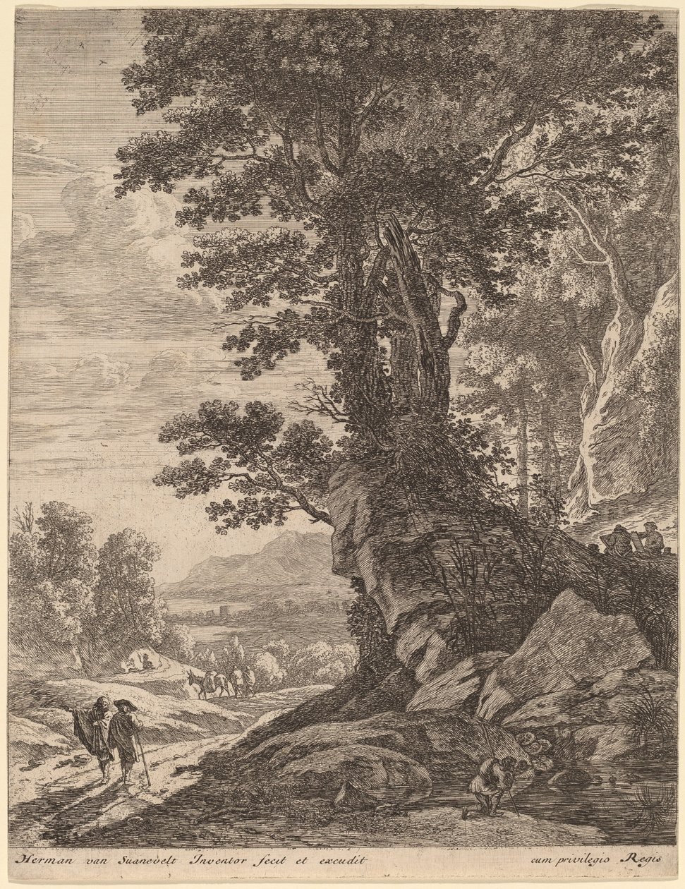 Um grupo de árvores de Herman van Swanevelt