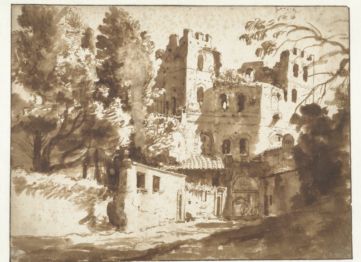 De Porta Pinciana te Rome de Herman van Swanevelt