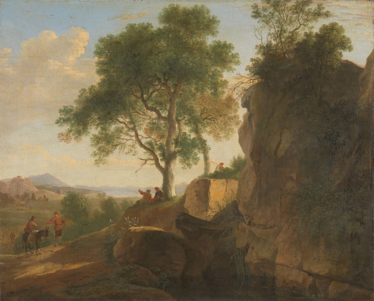Paisagem italiana de Herman van Swanevelt
