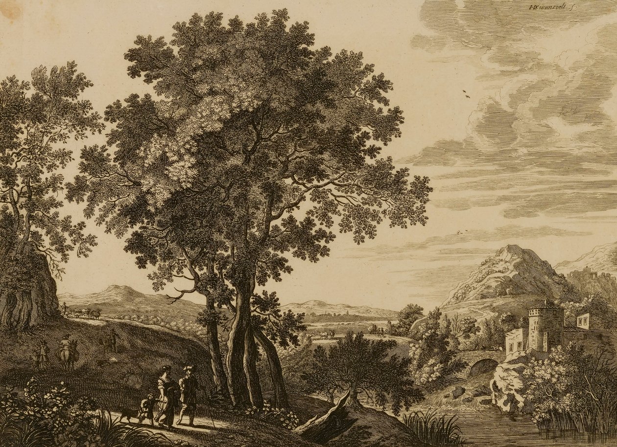 Paisagem de Herman van Swanevelt
