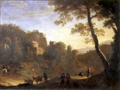 Paisagem com números de Herman van Swanevelt