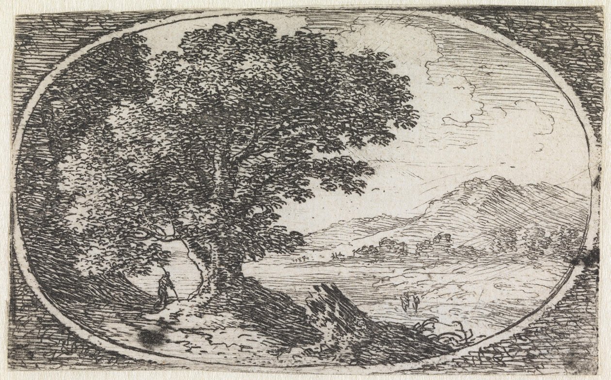 Paisagem (n.º 13 da série: Variae campestrum fantasiae) de Herman van Swanevelt