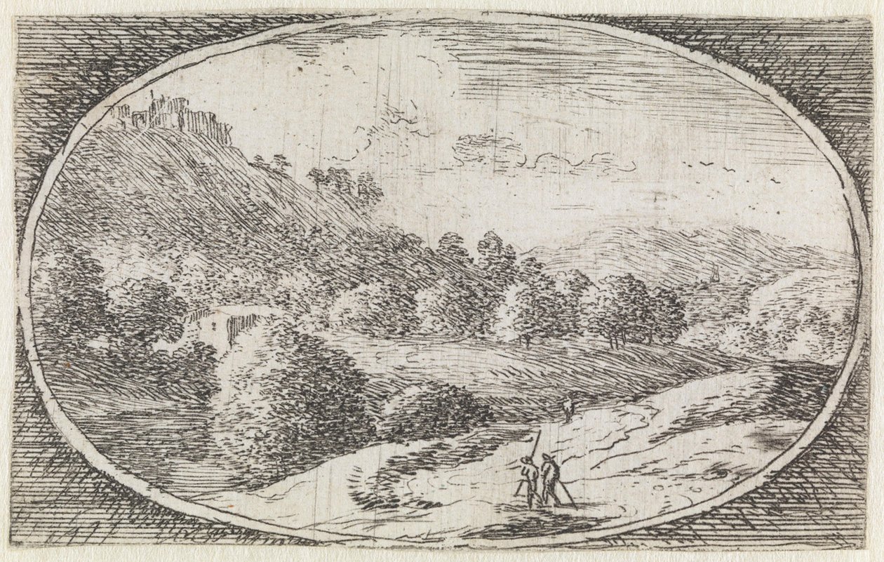 Paisagem (n.º 22 da série: Variae Campestrum Fantasiae) de Herman van Swanevelt