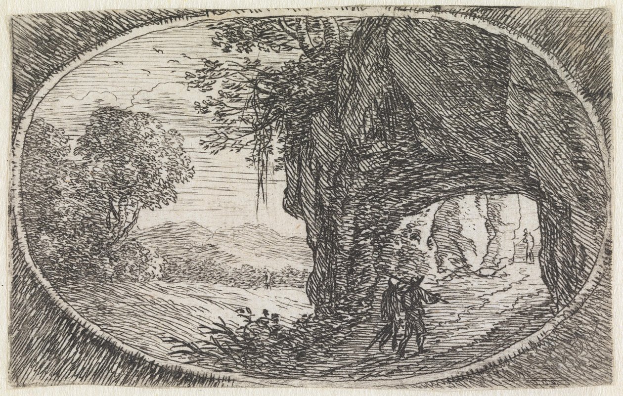 Paisagem (n.º 23 da série: Variae Campestrum Fantasiae) de Herman van Swanevelt