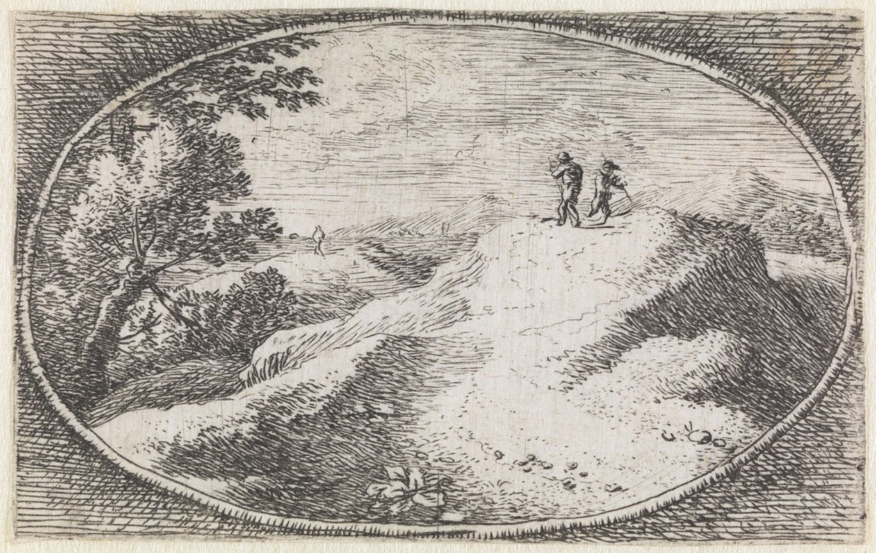 Paisagem (n.º 3 da série: Varietates campestrium phantasiarum) de Herman van Swanevelt