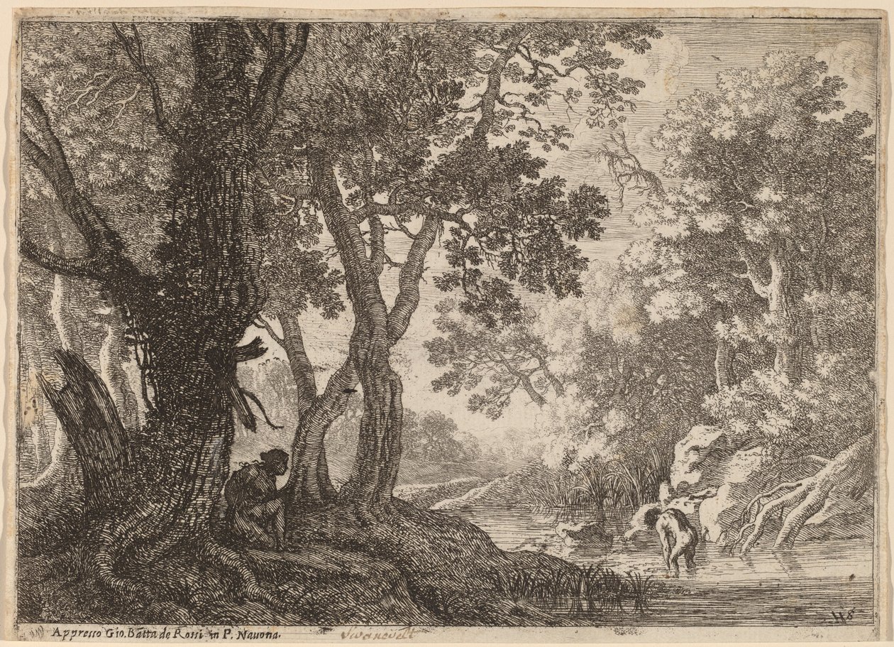 Salmacis e Hermafrodito de Herman van Swanevelt