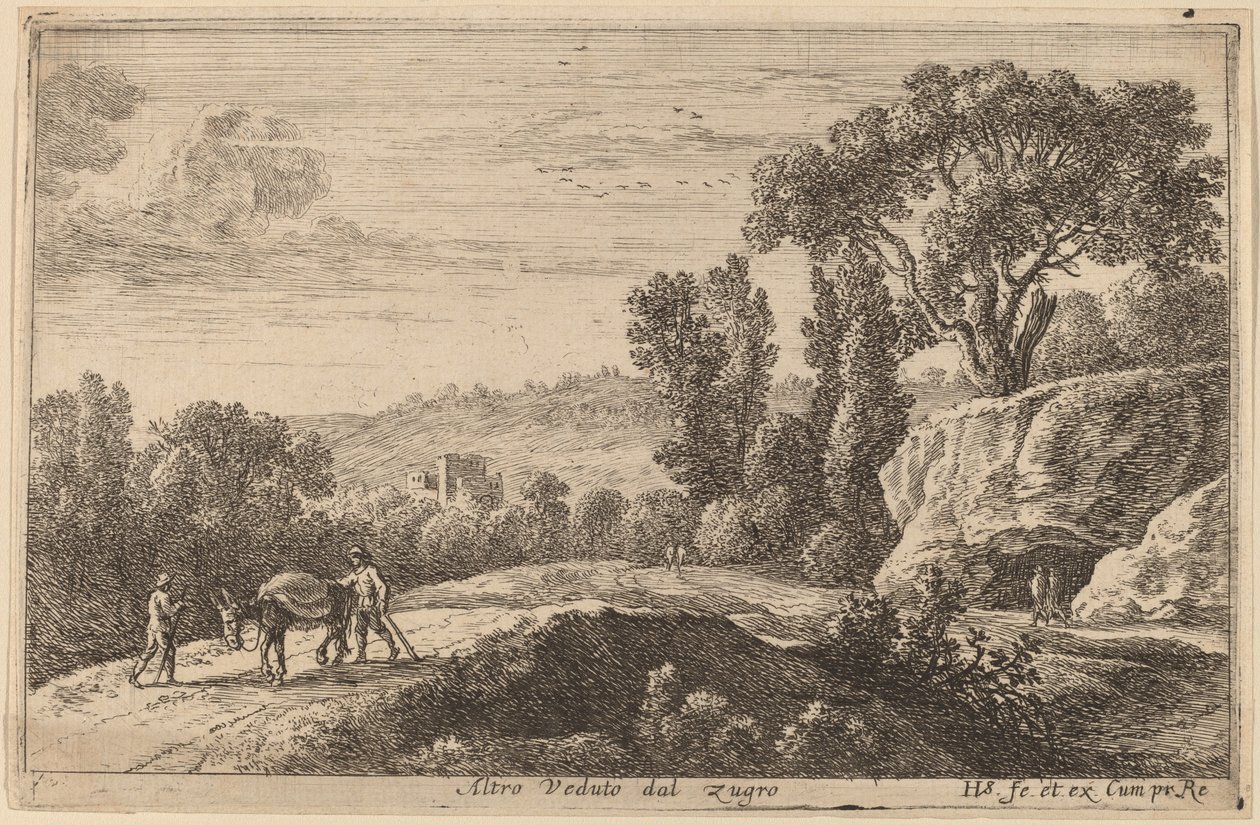 Segunda vista de Zugro de Herman van Swanevelt