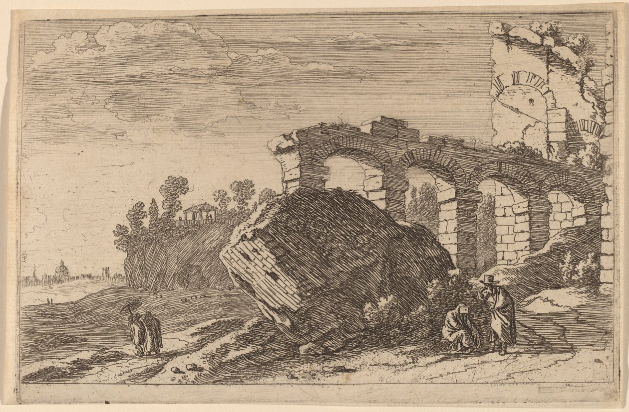 Os quatro arcos arruinados de Herman van Swanevelt