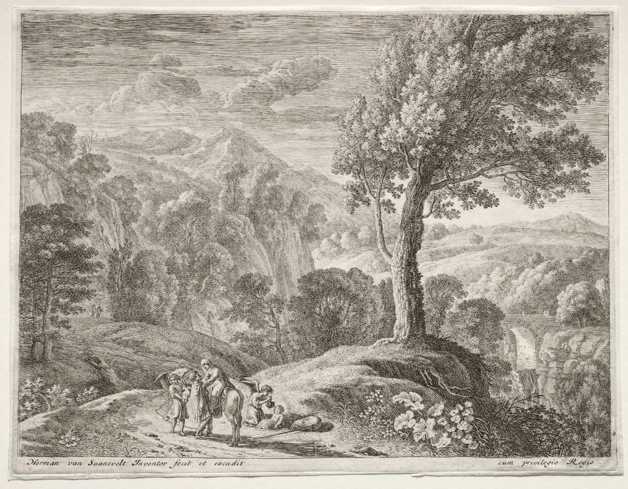 A Grande Árvore e a Cascata de Herman van Swanevelt